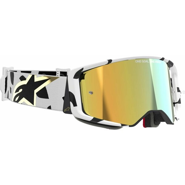 Ochelari cross-enduro ALPINESTARS SUPERTECH CORP MIRROR GOOGLE Rosu/Albastru, 9