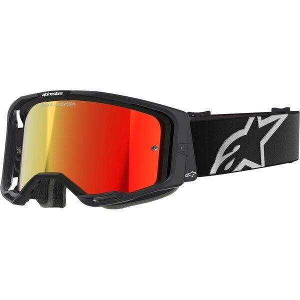 Ochelari cross-enduro ALPINESTARS VISION 8 CORP MIRROR GOGGLE Mov/Galben fluo, 11
