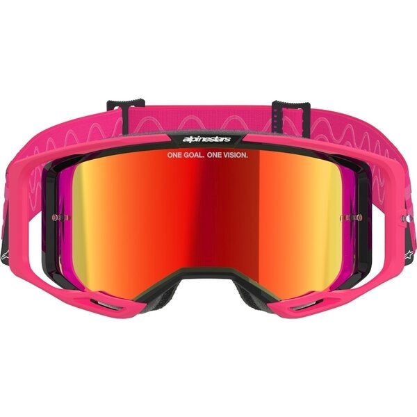 Ochelari cross-enduro ALPINESTARS VISION 8 CORP MIRROR GOGGLE Mov/Galben fluo, 22