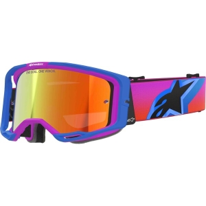 Ochelari cross-enduro ALPINESTARS VISION 8 CORP MIRROR GOGGLE Mov/Galben fluo, 13