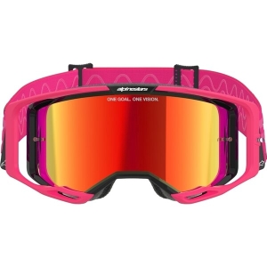 Ochelari cross-enduro ALPINESTARS VISION 8 CORP MIRROR GOGGLE Mov/Galben fluo, 22