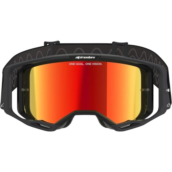 Ochelari cross-enduro ALPINESTARS VISION 8 CORP MIRROR GOGGLE Portocaliu/Galben, 11