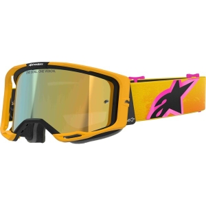 Ochelari cross-enduro ALPINESTARS VISION 8 CORP MIRROR GOGGLE Portocaliu/Galben, 5