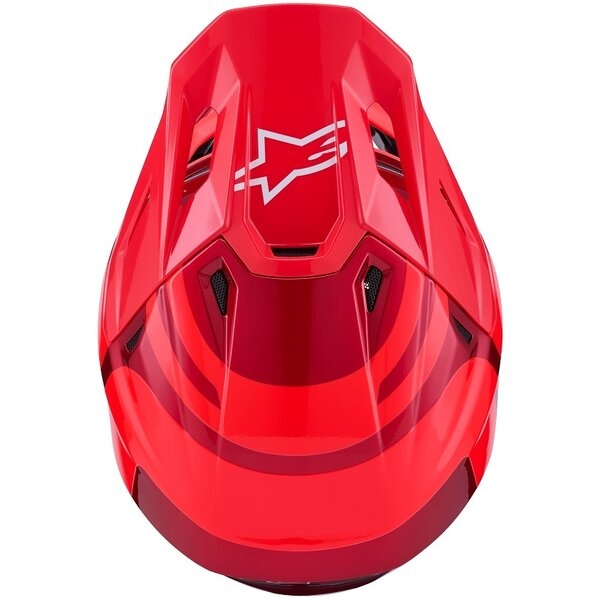Casca cross-enduro ALPINESTARS SUPERTECH S-M7 CORE ECE06 M Portocaliu/Albastru, 15