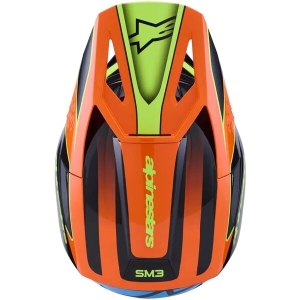 Casca cross-enduro ALPINESTARS S-M3 FRAY ECE06 M Rosu/Galben fluo/Negru, 4