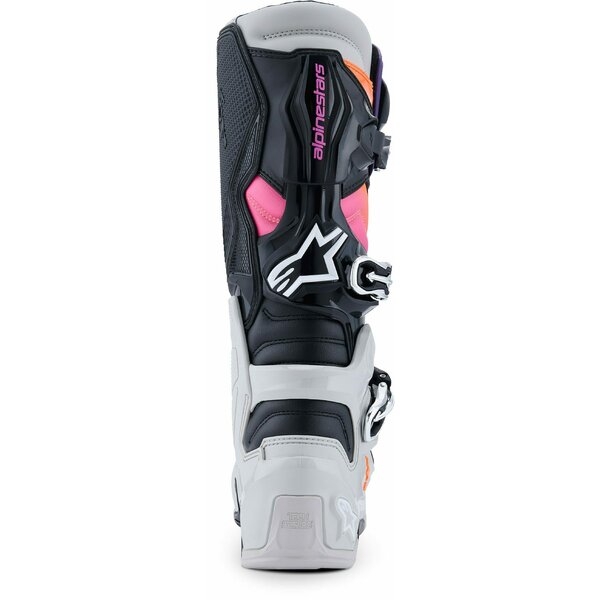 Cizme cross-enduro ALPINESTARS TECH 7 2025 42 Negru/Rosu fluo/Roz fluo, 7