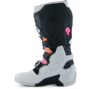 Cizme cross-enduro ALPINESTARS TECH 7 2025 42 Negru/Rosu fluo/Roz fluo, 12
