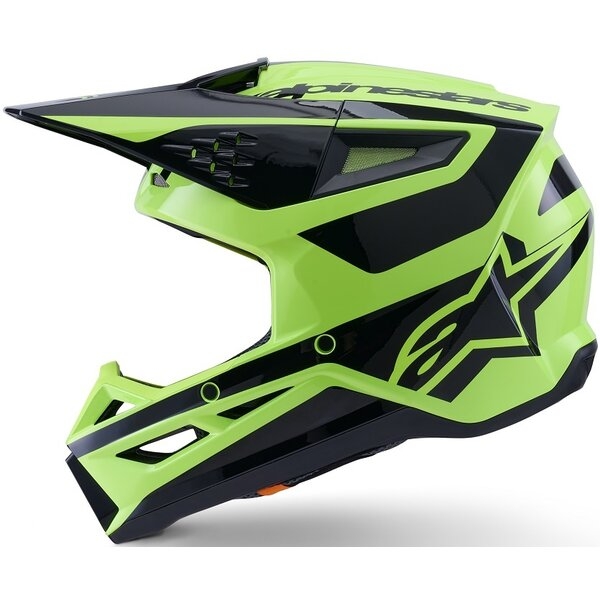 Casca cross-enduro ALPINESTARS S-M3 HEAT ECE06 S Argintiu/Albastru/Negru mat, 6