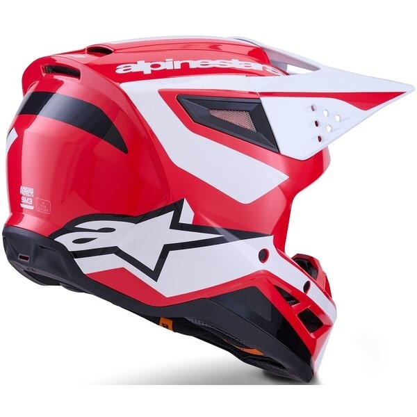 Casca cross-enduro ALPINESTARS S-M3 HEAT ECE06 S Argintiu/Albastru/Negru mat, 13