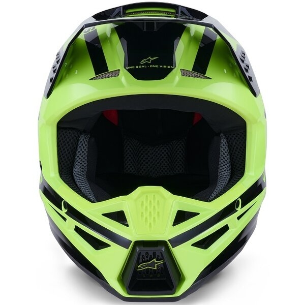 Casca cross-enduro ALPINESTARS S-M3 HEAT ECE06 S Argintiu/Albastru/Negru mat, 19