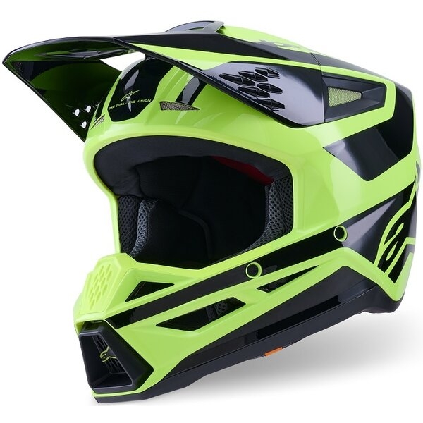 Casca cross-enduro ALPINESTARS S-M3 HEAT ECE06 S Argintiu/Albastru/Negru mat, 23