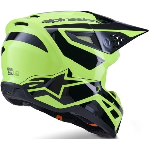 Casca cross-enduro ALPINESTARS S-M3 HEAT ECE06 S Argintiu/Albastru/Negru mat, 11