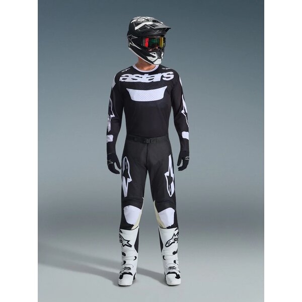 Pantaloni cross-enduro ALPINESTARS RACER AIR RIWAY 2026 Negru/Alb 34, 4