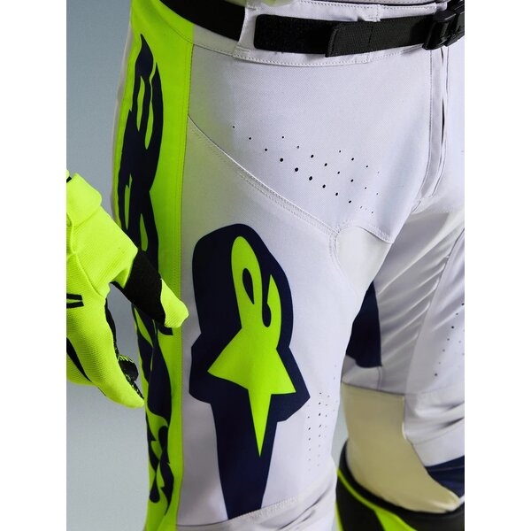 Pantaloni cross-enduro ALPINESTARS RACER AIR RIWAY 2026 Negru/Alb 34, 7