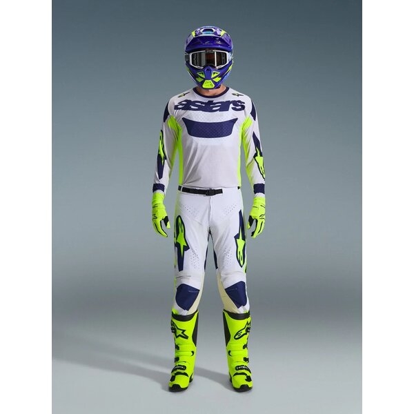 Pantaloni cross-enduro ALPINESTARS RACER AIR RIWAY 2026 Negru/Alb 34, 9