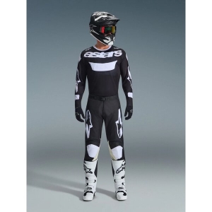 Pantaloni cross-enduro ALPINESTARS RACER AIR RIWAY 2026 Negru/Alb 34, 4