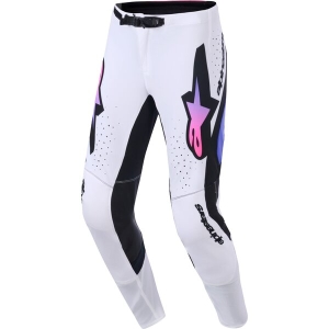 Pantaloni cross-enduro ALPINESTARS SUPERTECH AFD VISTA 2026 30 Alb/Mov/Negru, 5