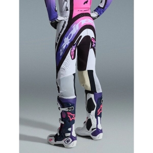Pantaloni cross-enduro ALPINESTARS SUPERTECH AFD VISTA 2026 30 Alb/Mov/Negru, 9
