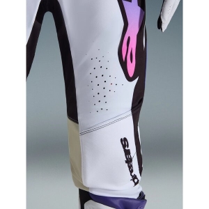 Pantaloni cross-enduro ALPINESTARS SUPERTECH AFD VISTA 2026 30 Alb/Mov/Negru, 10