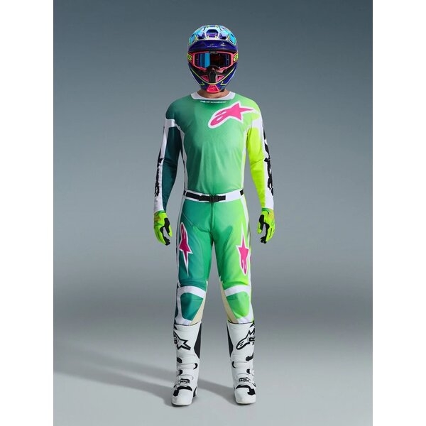 Pantaloni cross-enduro ALPINESTARS RACER PORTL 2026 34 Mov/Galben fluo, 4