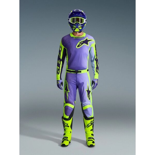 Pantaloni cross-enduro ALPINESTARS RACER PORTL 2026 34 Mov/Galben fluo, 8