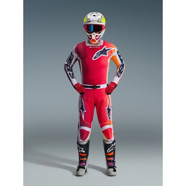 Pantaloni cross-enduro ALPINESTARS RACER PORTL 2026 34 Mov/Galben fluo, 14
