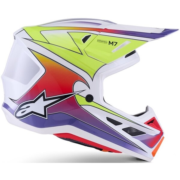 Casca cross-enduro ALPINESTARS SUPERTECH S-M7 FUSE ECE06 S Albastru/Mov/Roz, 4