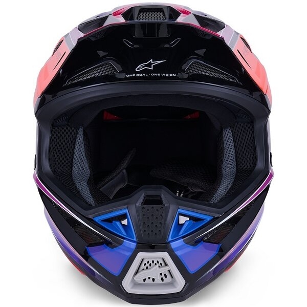 Casca cross-enduro ALPINESTARS SUPERTECH S-M7 FUSE ECE06 S Albastru/Mov/Roz, 14