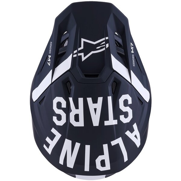 Casca cross-enduro ALPINESTARS SUPERTECH S-M7 DASHER ECE06 S Negru/Alb mat, 3