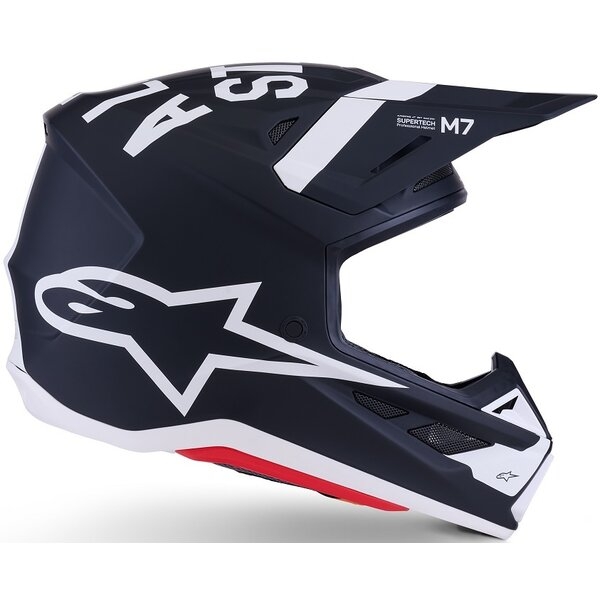 Casca cross-enduro ALPINESTARS SUPERTECH S-M7 DASHER ECE06 S Negru/Alb mat, 4