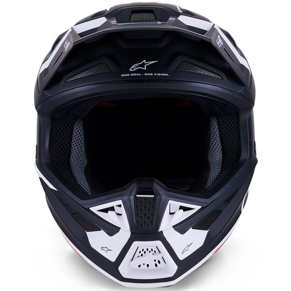 Casca cross-enduro ALPINESTARS SUPERTECH S-M7 DASHER ECE06 S Negru/Alb mat, 5