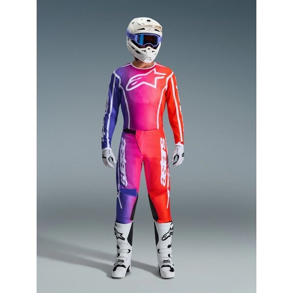 Pantaloni cross-enduro ALPINESTARS FLUID APEX 2026 36 Rosu/Alb, 14