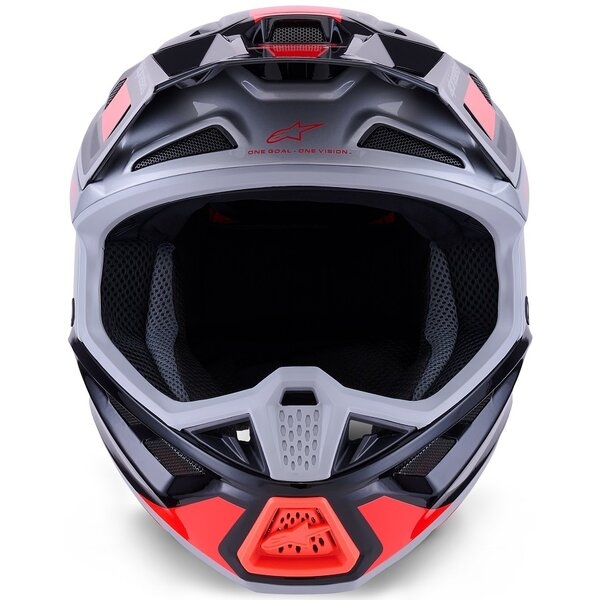 Casca cross-enduro ALPINESTARS SUPERTECH S-M7 RISE ECE06 S Negru/Argintiu/Rosu fluo, 21