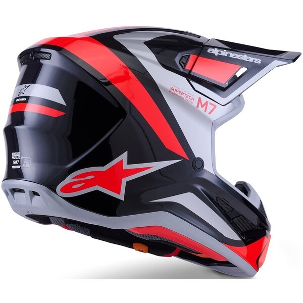 Casca cross-enduro ALPINESTARS SUPERTECH S-M7 RISE ECE06 XL Negru/Galben/Roz, 6