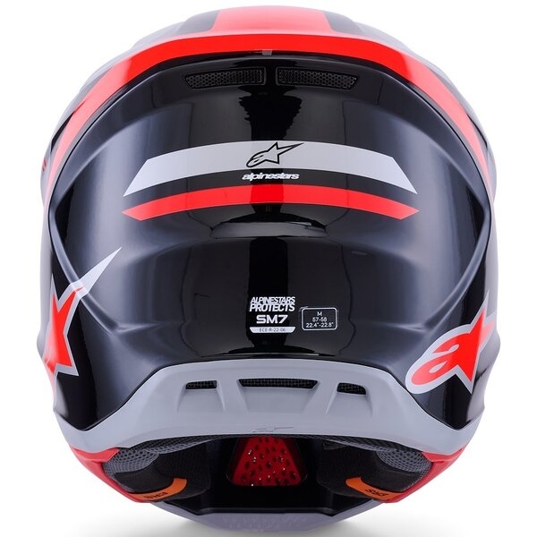 Casca cross-enduro ALPINESTARS SUPERTECH S-M7 RISE ECE06 XL Negru/Galben/Roz, 19