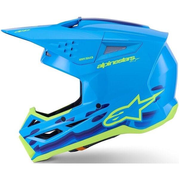 Casca cross-enduro ALPINESTARS S-M3 FORCE ECE06 M Negru, 6