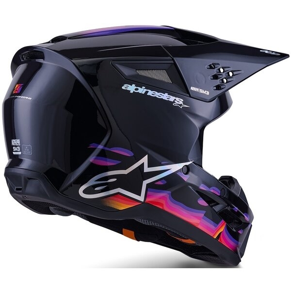 Casca cross-enduro ALPINESTARS S-M3 FORCE ECE06 M Negru, 7