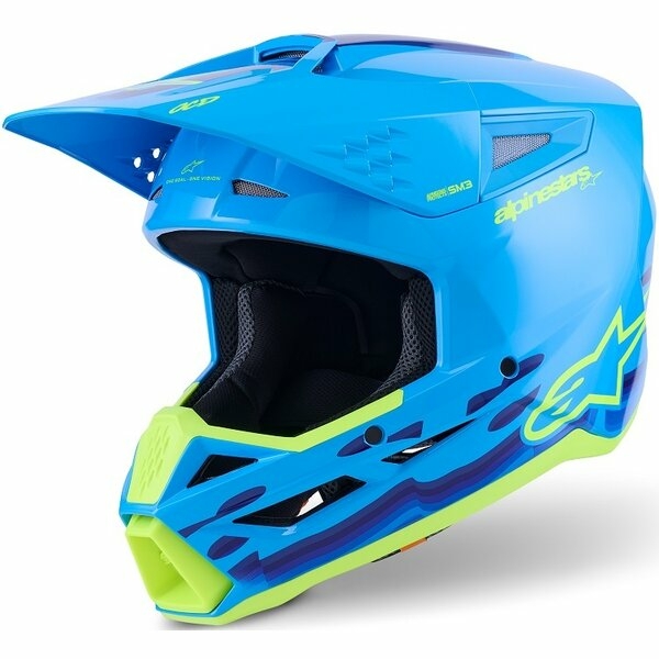Casca cross-enduro ALPINESTARS S-M3 FORCE ECE06 M Negru, 9