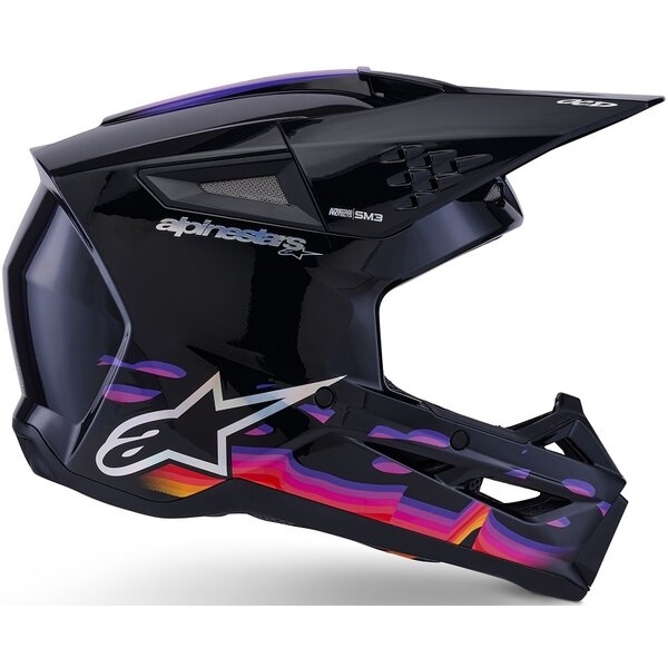 Casca cross-enduro ALPINESTARS S-M3 FORCE ECE06 M Negru, 20