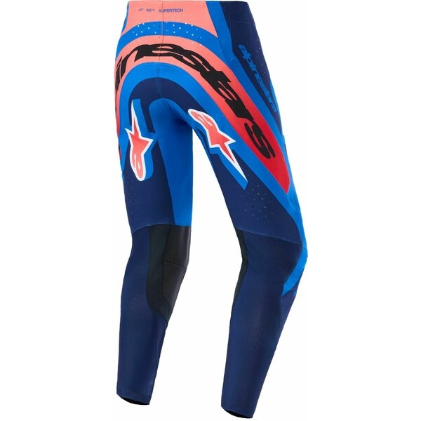 Pantaloni cross-enduro ALPINESTARS SUPERTECH VISTA 2026 30 Gri/Galben fluo/Albastru, 12