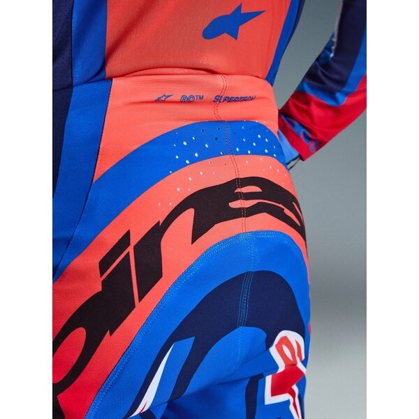 Pantaloni cross-enduro ALPINESTARS SUPERTECH VISTA 2026 30 Gri/Galben fluo/Albastru, 13