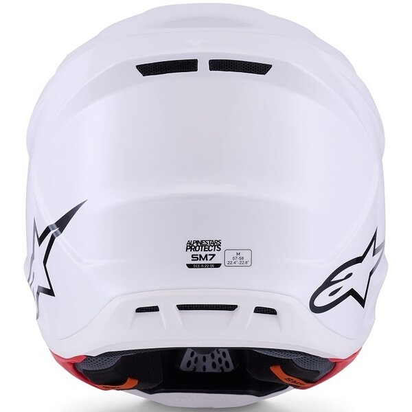 Casca cross-enduro ALPINESTARS SUPERTECH S-M7 SOLID ECE06 Negru S, 6
