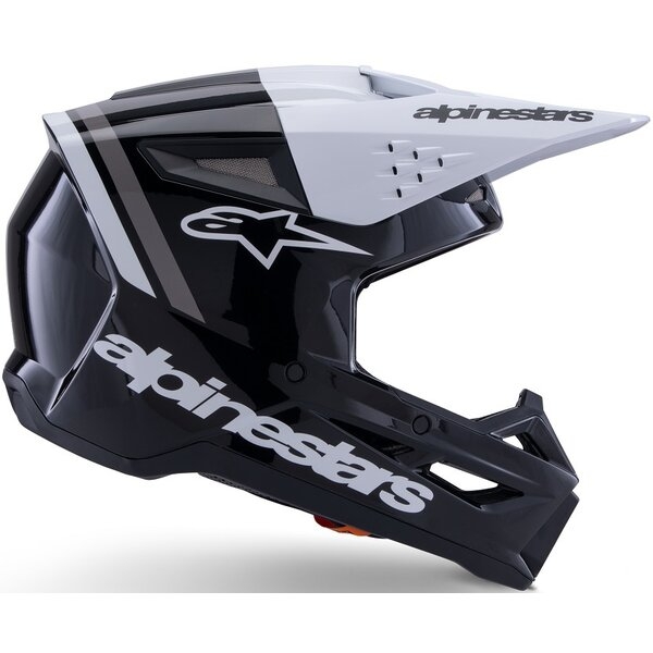 Casca cross-enduro ALPINESTARS S-M3 RADIUM ECE06 S Negru/Rosu fluo/Alb, 17