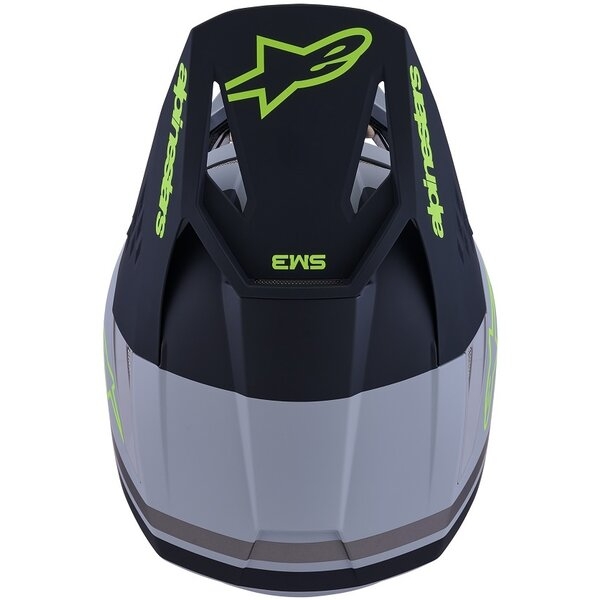 Casca cross-enduro ALPINESTARS S-M3 RADIUM ECE06 S Negru/Rosu fluo/Alb, 21