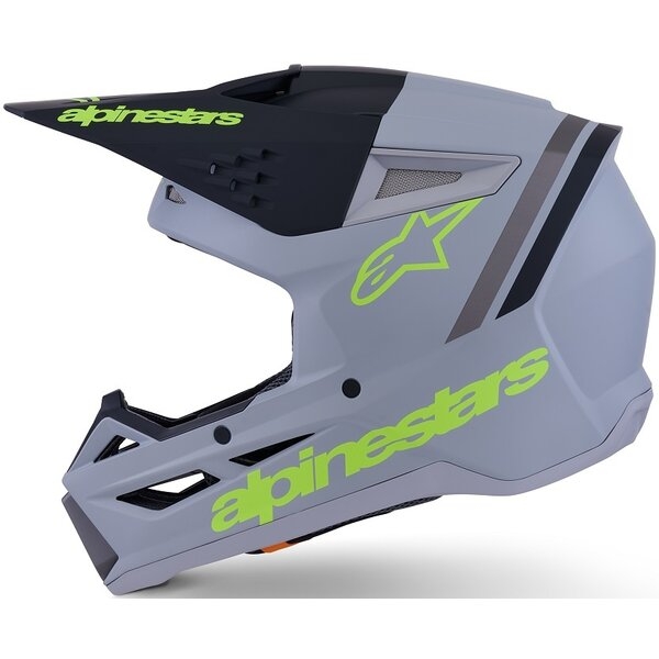 Casca cross-enduro ALPINESTARS S-M3 RADIUM ECE06 S Negru/Rosu fluo/Alb, 22