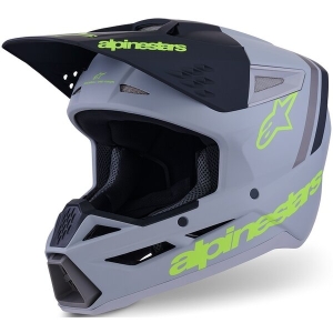 Casca cross-enduro ALPINESTARS S-M3 RADIUM ECE06 S Negru/Rosu fluo/Alb, 5