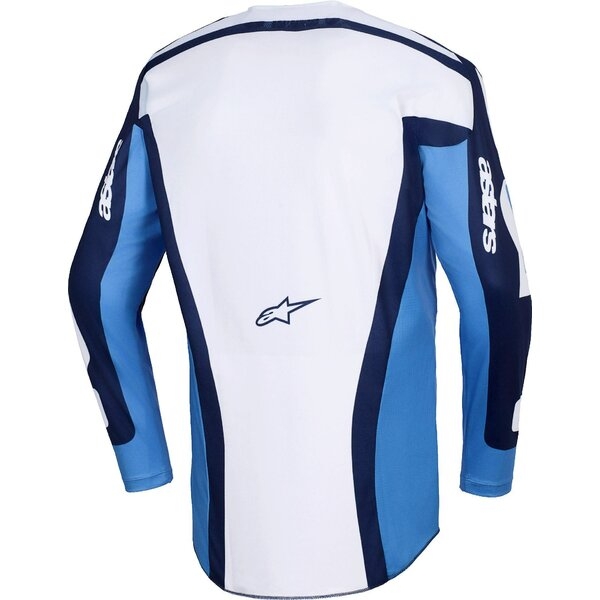 Tricou cross-enduro ALPINESTARS RACER RIWAY 2026 XL Alb/Albastru/Rosu, 15