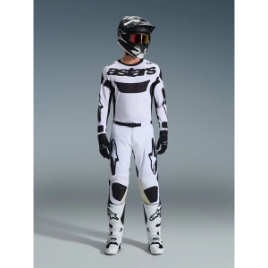 Tricou cross-enduro ALPINESTARS RACER RIWAY 2026 XL Alb/Albastru/Rosu, 9