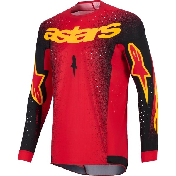 Tricou cross-enduro ALPINESTARS SUPERTECH SCENZ 2026 L Mov/Galben fluo, 4