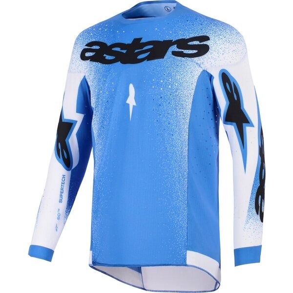 Tricou cross-enduro ALPINESTARS SUPERTECH SCENZ 2026 L Mov/Galben fluo, 18
